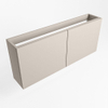 Mondiaz FOWY fonteinonderkast - 90x22x50cm - 2 deuren - push to open - softclose - Linen SW1016917