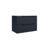 Adema Prime Balance Wastafelonderkast - 80x55x44.9cm - 2 lades - Geintegreerde greep - MDF - mat marine blauw SW892621