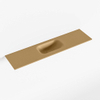 Mondiaz EDEN Fontein - 90x23x0.9cm - wasbak midden - zonder kraangaten - voor toiletmeubel - Solid surface - Oro SW1025801