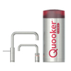 Quooker NL Nordic square kokendwaterkraan opbouw uittrekbare met Combi+ reservoir RVS SW299680