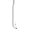 Geberit spoelbocht 2 delig voor halfhooghangend reservoirs met bevestiging 50x44mm 90wit 0711780