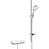 Hansgrohe Ecostat select thermostaat met raindance 150 3jet air unicas 90 wit chroom GA29851