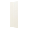 Plieger Cavallino Retto designradiator verticaal enkel middenaansluiting 1800x602mm 1205W pergamon (RAL9001) 7252985