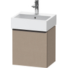 Duravit D-Neo wastafelonderkast 43.4x44x32.2cm Rechtsdraaiend 1 deur Linnen Mat SW640701