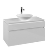 Villeroy & Boch Legato wastafelonderkast 100x55cm 2 lades Glans wit SW479830