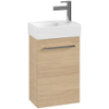 Villeroy & Boch Avento wastafelonderbouwkast 1 deur 34x51.4x20.2cm links nordic oak SW448534