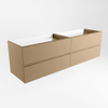 Mondiaz VICA wastafelonderkast - 170x45x50cm - 4 lades - uitsparing links - softclose - Oro SW1016619