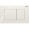 Geberit Sigma40 bedieningsplaat - 2-toets spoeling - vierkant - glas - zand-grijs SW1237220