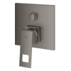 Grohe Eurocube Douchekraan Inbouw - 2 knoppen - mengkraan - brushed hard graphite SW523639