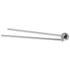 Haceka Kosmos Handdoekhouder - 42cm - dubbel - draaibaar - chroom SW654000