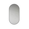 Looox Mirror collection spiegel - ovaal 40x80cm - ind.CCT verl. matt black SW773284