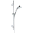 GROHE Relexa 100 Five Glijstangset - 60cm - ronde handdouche - 5 straalsoorten - gladde doucheslang - chroom 0437550