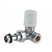 Riko luxe therm. ventiel 1/2''x15 (M22) knel haaks links chroom SW21193