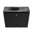 MONDIAZ TURE-DLUX 60cm toiletmeubel Urban. EDEN wastafel Lava positie links. Met 1 kraangat. SW1103611