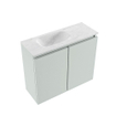 MONDIAZ TURE-DLUX 60cm toiletmeubel Greey. EDEN wastafel Opalo positie links. Zonder kraangat. SW1104317