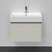 Duravit D-Neo wastafelonderkast 68.4x44x44.2cm 1 lade Betongrijs Mat SW641221