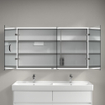 Villeroy & Boch My view inbouw spiegelkast 130x75cm 3 deuren 3 contactdoos LED SW641678
