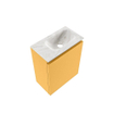 MONDIAZ TURE-DLUX 40cm toiletmeubel Ocher. EDEN wastafel Ostra positie rechts. Met 1 kraangat. SW1104909
