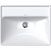 Duravit D-Neo wastafel 55x44x16.5cm 1 kraangat rechthoek Keramiek Wit SW640459