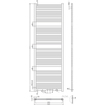 Best Design Zero radiator recht model 1800x600mm SW280359