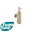 FugaFlow zeepdispenser - wand - rond - geborsteld messing - SW1204472