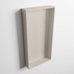 Mondiaz Easy nis 29.5x59.5x8cm - inbouw/opbouw - 1 open vak - Solid surface - Linen SW643675