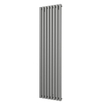 Plieger Trento designradiator verticaal met middenaansluiting 1800x470mm 1086W parelgrijs (pearl grey) SW105337