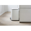 Brabantia Bo Pedaalemmer - 11+23 liter - 2 kunststof binnenemmers - wit SW1026526