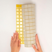 The Mosaic Factory Barcelona mozaïektegel - 30x30cm - wandtegel - Vierkant - Porselein Flamed Yellow Glans SW157191