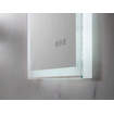 Crosswater Dune spiegel 40x60x3.4cm met direct dimbaar LED verlichting 3000K tot 6200K zilver SW487186