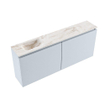 MONDIAZ TURE-DLUX 120cm toiletmeubel Clay. EDEN wastafel Frappe positie links. Zonder kraangat. SW1102706