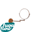 FugaFlow make-up spiegel - 20cm - rond - PVD - geborsteld koper - SW1204467