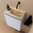 MONDIAZ TURE-DLUX 40cm toiletmeubel Clay. EDEN wastafel Frappe positie rechts. Zonder kraangat. SW1102715
