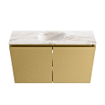 MONDIAZ TURE-DLUX 80cm toiletmeubel Oro. EDEN wastafel Frappe positie midden. Zonder kraangat. SW1102882