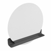 Mondiaz SPOT Badkamerspiegel - rond 80cm - spiegelplanchet - kleur Dark Grey SW1235516