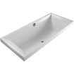 Villeroy en Boch Squaro bad 180x80cm quaryl rechthoekig met poten wit 0940432