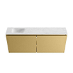 MONDIAZ TURE-DLUX 120cm toiletmeubel Oro. EDEN wastafel Opalo positie links. Zonder kraangat. SW1104492