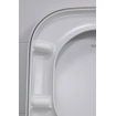 Duravit Happy D.2 WC-zitting 43x35.9x4.3cm met quickrelease Kunststof wit Glanzend SW54351