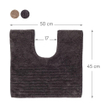Sealskin Essence Toiletmat Katoen 45x50 cm Antraciet SW28465
