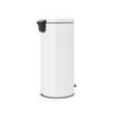 Brabantia NewIcon Pedaalemmer - 30 liter - kunststof binnenemmer - wit SW1026547