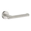 Smedbo Home Toiletrolhouder - zonder klep - L-vorm - geborsteld nikkel SW794512