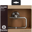 Haceka Allure Toiletrolhouder - zonder klep - geborsteld RVS SW654077