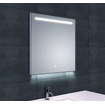 Wiesbaden Ambi one spiegel vierkant met LED, dimbaar en spiegelverwarming 60 x 60 cm SW95867
