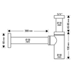 Differnz Ravo Fonteinset Keramiek kraan gebogen mat chroom 38.5x18.5x9cm Wit glans SW705313