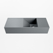 Mondiaz TYNE Fontein - 60x23x12cm - wasbak Rechts - zonder kraangaten - solid surface - Plata SW1026125