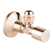 GROHE hoekstopkraan knel 1/2x3/8 m. metalen greep nikkel SW236951