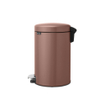 Brabantia NewIcon Pedaalemmer - 12 liter - kunststof binnenemmer - satin taupe SW1026528