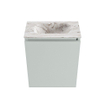 MONDIAZ TURE-DLUX 40cm toiletmeubel Greey. EDEN wastafel Glace positie midden. Zonder kraangat. SW1103271