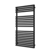 Plieger Lugo designradiator horizontaal 1182x600mm 748W zwart grafiet (black graphite) 7253268