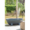 Gardentub vrijstaand (tuin)bad - 194x94x66cm - kunststof - geschikt voor buiten - mat antraciet SW1017087